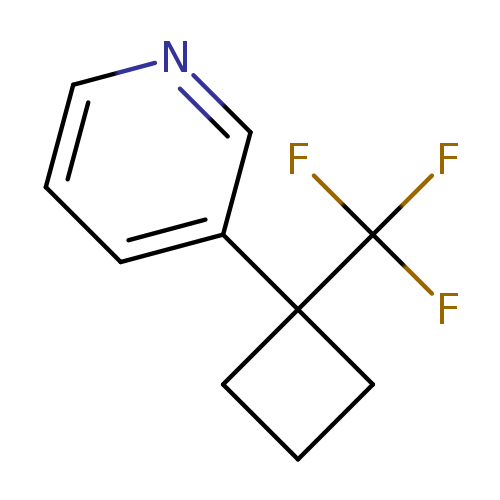 3-[1-(trifluoromethyl)cyclobutyl]pyridine