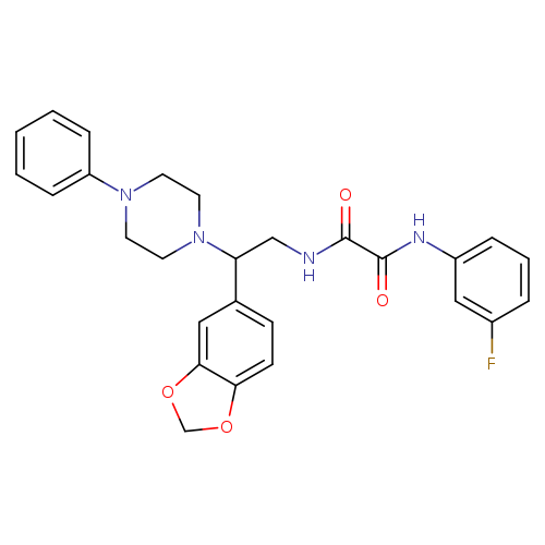 N-[2-(2H-1,3-benzodioxol-5-yl)-2-(4-phenylpiperazin-1-yl)ethyl]-N'-(3-fluorophenyl)ethanediamide