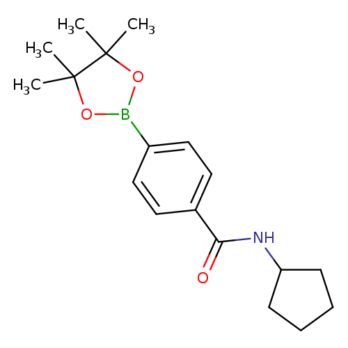 N-Cyclopentyl-4-(4,4,5,5-tetramethyl-1,3,2-dioxaborolan-2-yl)benzamide