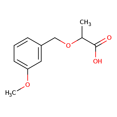 2-[(3-methoxyphenyl)methoxy]propanoic acid