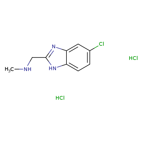 [(5-chloro-1H-benzimidazol-2-yl)methyl]methylamine dihydrochloride