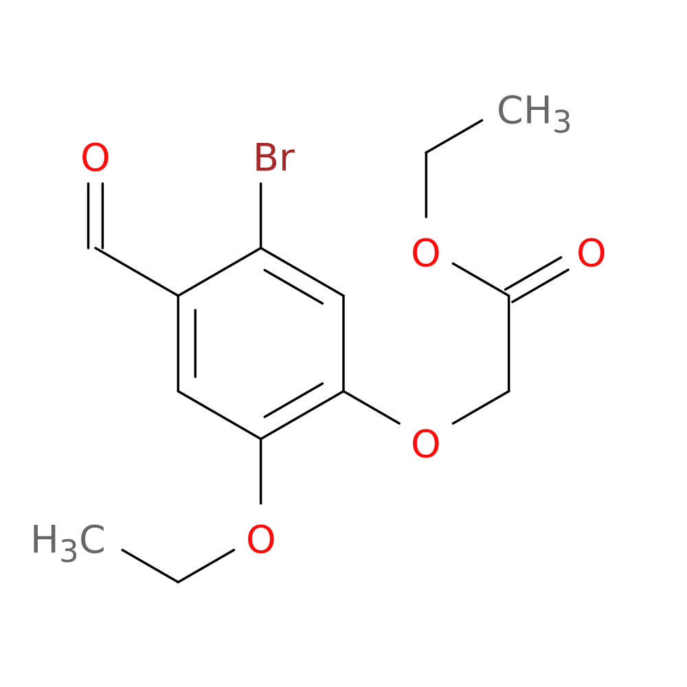 ethyl 2-(5-bromo-2-ethoxy-4-formylphenoxy)acetate
