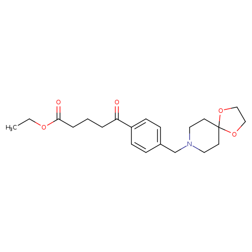 Ethyl 5-(4-(1,4-dioxa-8-azaspiro[4.5]decan-8-ylmethyl)phenyl)-5-oxopentanoate