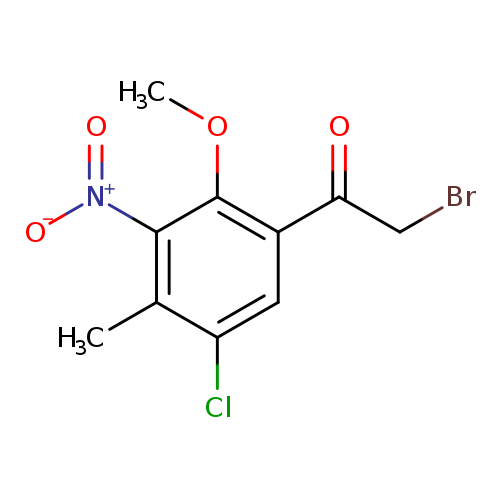 2-Bromo-1-(5-chloro-2-methoxy-4-methyl-3-nitro phenyl)ethanone