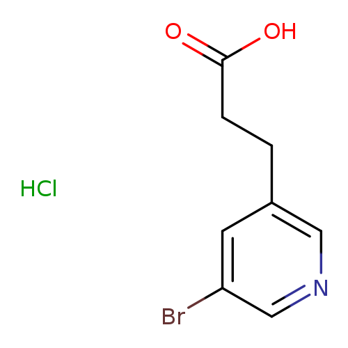 3-(5-bromopyridin-3-yl)propanoic acid hydrochloride