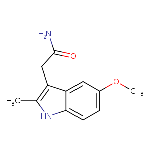 1H-Indole-3-acetamide, 5-methoxy-2-methyl-