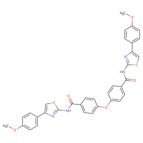 N-[4-(4-methoxyphenyl)-1,3-thiazol-2-yl]-4-(4-{[4-(4-methoxyphenyl)-1,3-thiazol-2-yl]carbamoyl}phenoxy)benzamide