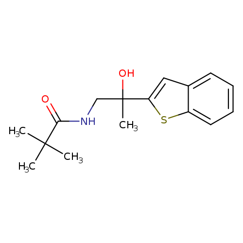 N-[2-(1-benzothiophen-2-yl)-2-hydroxypropyl]-2,2-dimethylpropanamide