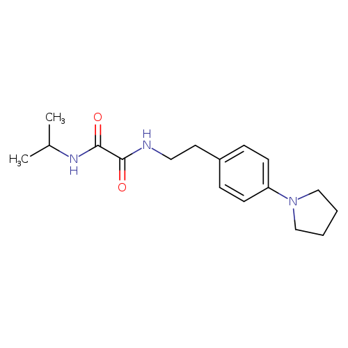N-(propan-2-yl)-N'-{2-[4-(pyrrolidin-1-yl)phenyl]ethyl}ethanediamide