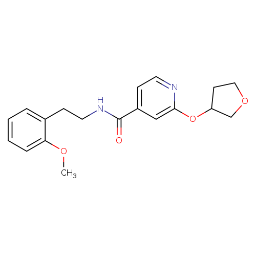 N-[2-(2-methoxyphenyl)ethyl]-2-(oxolan-3-yloxy)pyridine-4-carboxamide