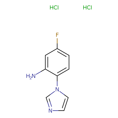 5-fluoro-2-(1H-imidazol-1-yl)aniline dihydrochloride