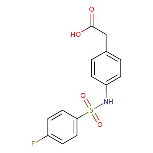 2-[4-(4-fluorobenzenesulfonamido)phenyl]acetic acid