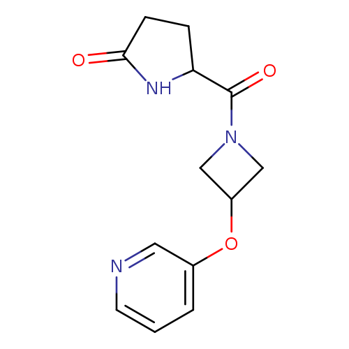 5-[3-(pyridin-3-yloxy)azetidine-1-carbonyl]pyrrolidin-2-one