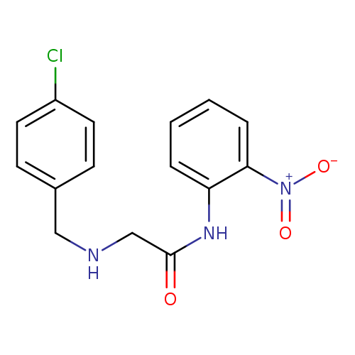 2-{[(4-chlorophenyl)methyl]amino}-N-(2-nitrophenyl)acetamide