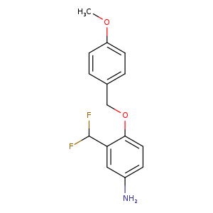 3-(Difluoromethyl)-4-((4-methoxybenzyl)oxy)aniline