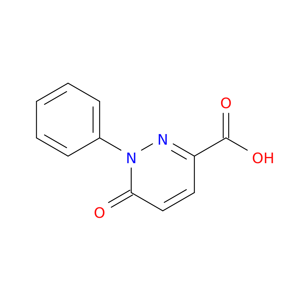 6-Oxo-1-phenyl-1,6-dihydropyridazine-3-carboxylic acid