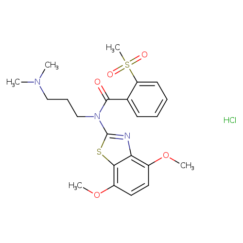 N-(4,7-dimethoxy-1,3-benzothiazol-2-yl)-N-[3-(dimethylamino)propyl]-2-methanesulfonylbenzamide hydrochloride