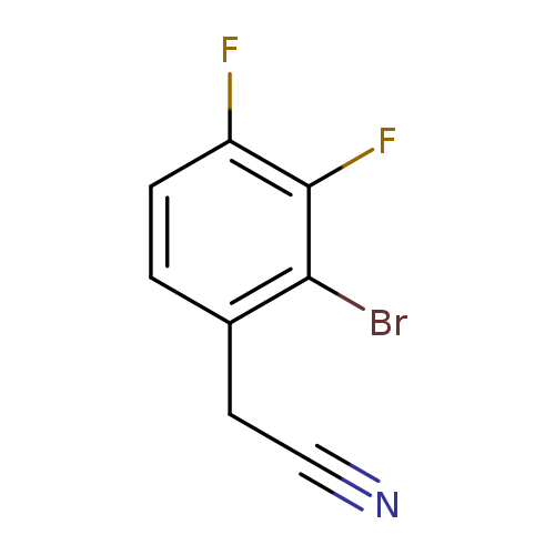 2-(2-bromo-3,4-difluorophenyl)acetonitrile
