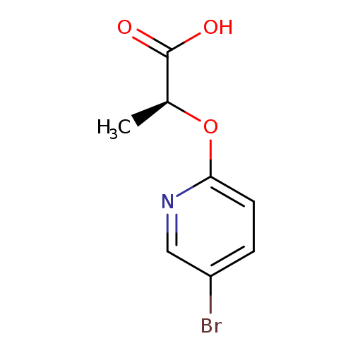 (2S)-2-[(5-bromopyridin-2-yl)oxy]propanoicacid