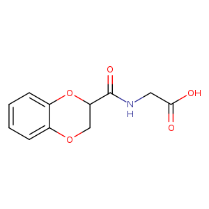 2-(2,3-dihydro-1,4-benzodioxin-2-ylformamido)acetic acid