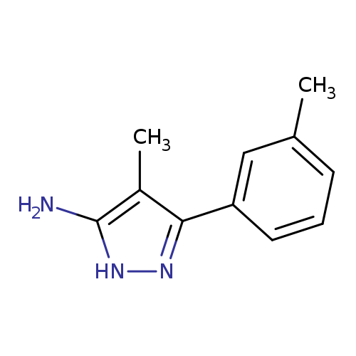 4-methyl-3-(3-methylphenyl)-1H-pyrazol-5-amine