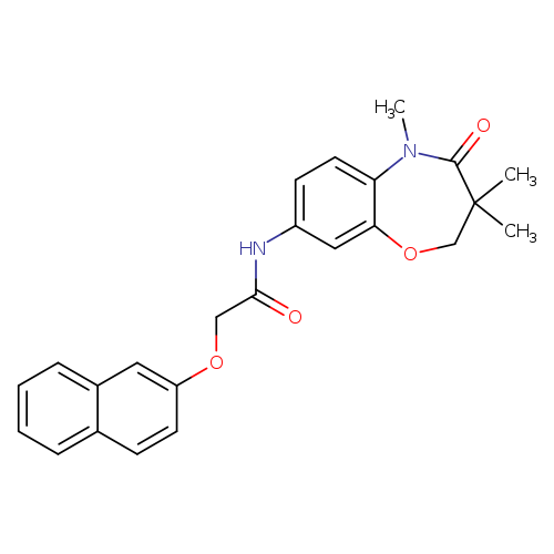 2-(naphthalen-2-yloxy)-N-(3,3,5-trimethyl-4-oxo-2,3,4,5-tetrahydro-1,5-benzoxazepin-8-yl)acetamide
