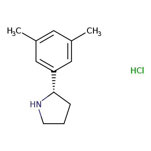 Pyrrolidine, 2-(3,5-dimethylphenyl)-, hydrochloride (1:1), (2S)-