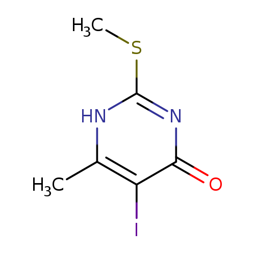 5-Iodo-6-methyl-2-(methylthio)pyrimidin-4-ol
