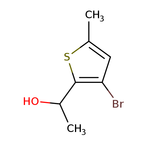 1-(3-BROMO-5-METHYLTHIOPHEN-2-YL)ETHAN-1-OL