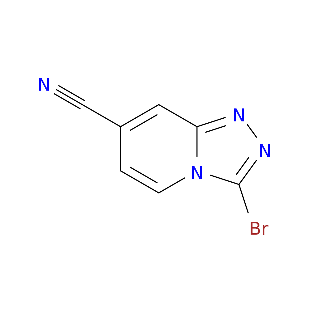 3-bromo-[1,2,4]triazolo[4,3-a]pyridine-7-carbonitrile