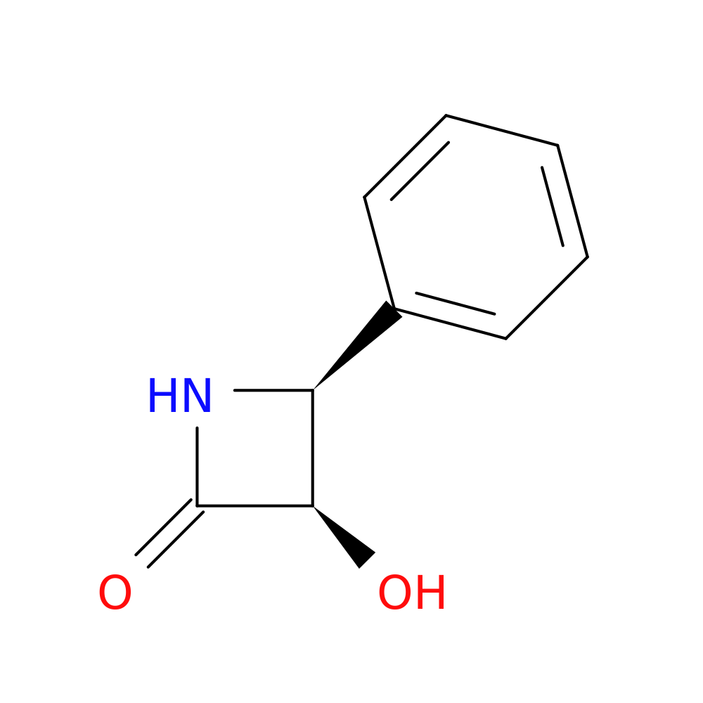 (3R,4S)-3-Hydroxy-4-phenyl-2-azetidinone
