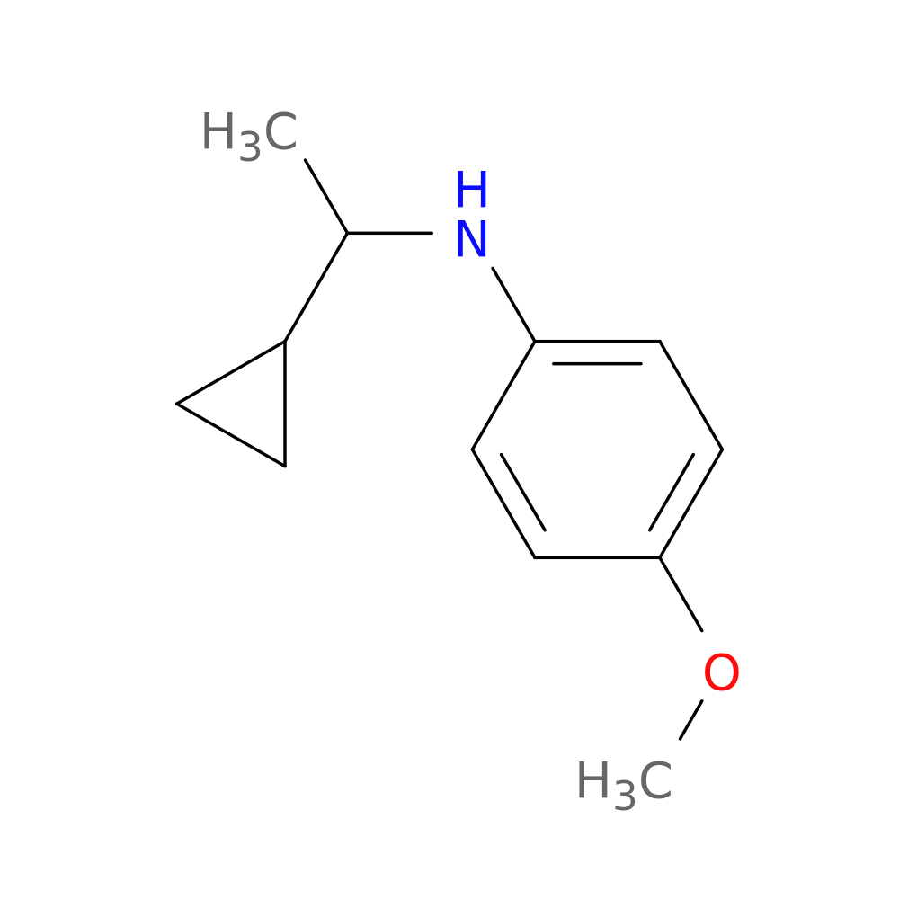 N-(1-Cyclopropylethyl)-4-methoxyaniline
