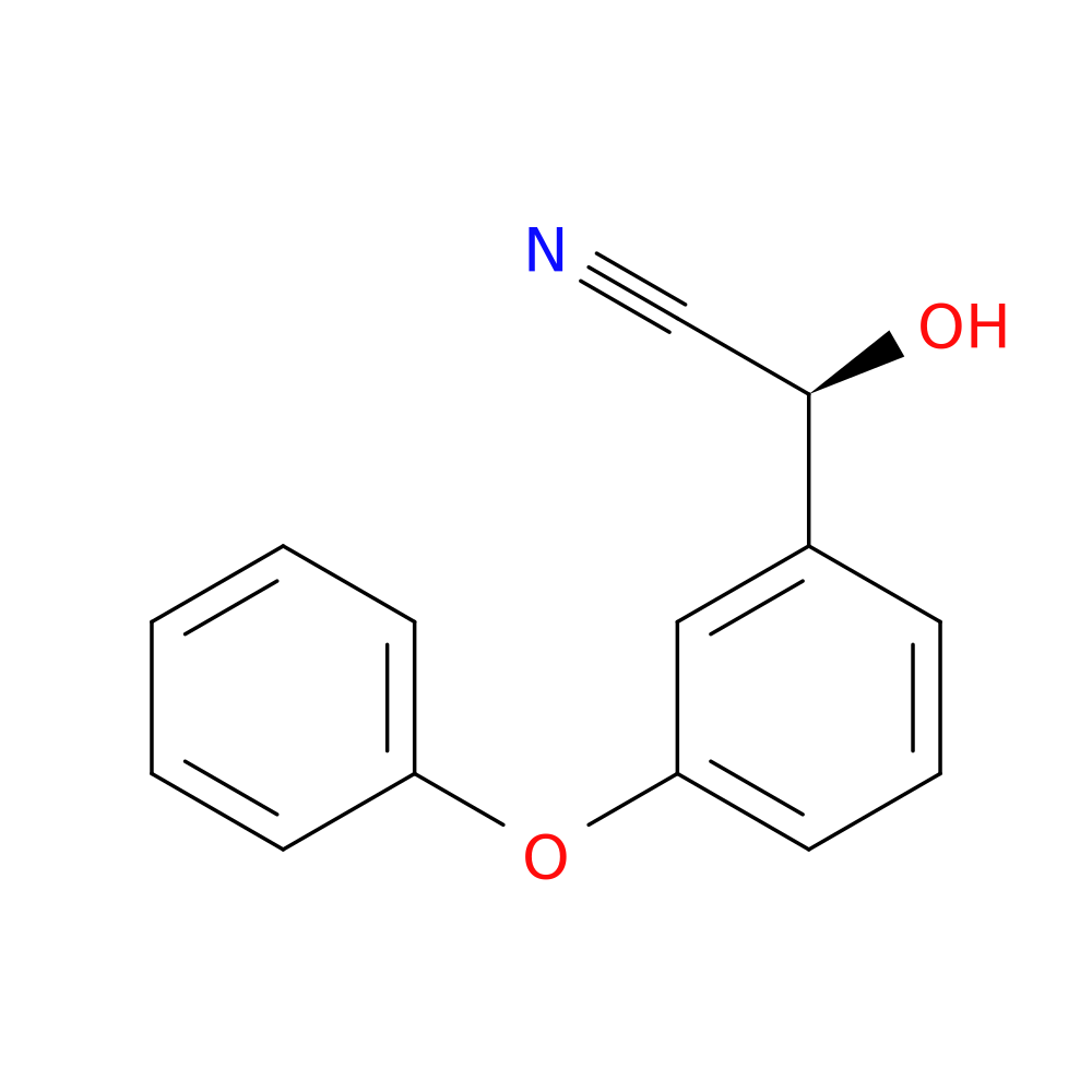 (S)-2-Hydroxy-2-(3-phenoxyphenyl)acetonitrile