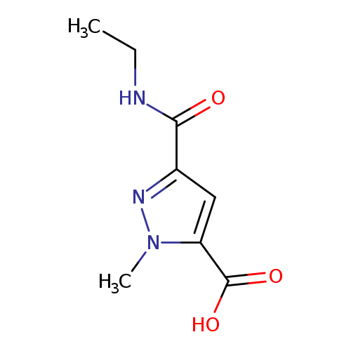 3-(Ethylcarbamoyl)-1-methyl-1H-pyrazole-5-carboxylic acid