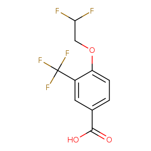 4-(2,2-Difluoroethoxy)-3-(trifluoromethyl)benzoic acid