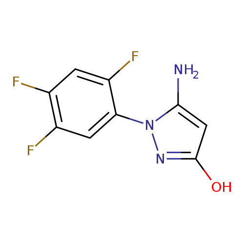5-amino-1-(2,4,5-trifluorophenyl)-1H-pyrazol-3-ol