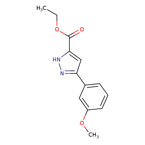 Ethyl 3-(3-methoxyphenyl)pyrazole-5-carboxylate