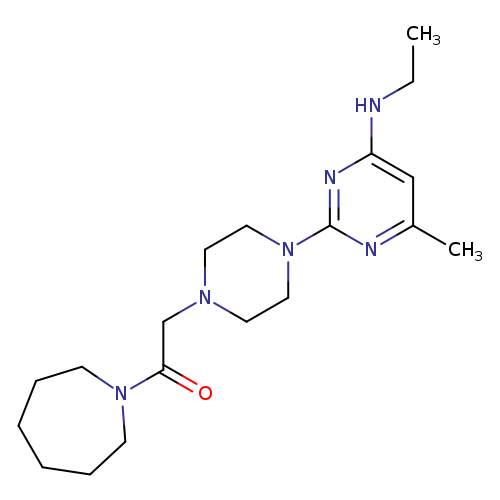 1-(azepan-1-yl)-2-{4-[4-(ethylamino)-6-methylpyrimidin-2-yl]piperazin-1-yl}ethan-1-one