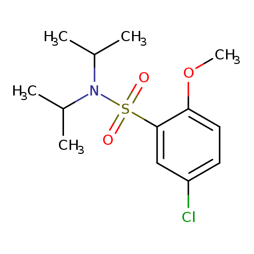 5-chloro-2-methoxy-N,N-bis(propan-2-yl)benzene-1-sulfonamide