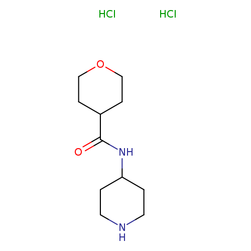 N-(piperidin-4-yl)oxane-4-carboxamidedihydrochloride