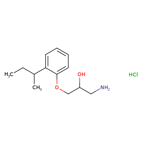 1-Amino-3-(2-sec-butylphenoxy)propan-2-ol hydrochloride