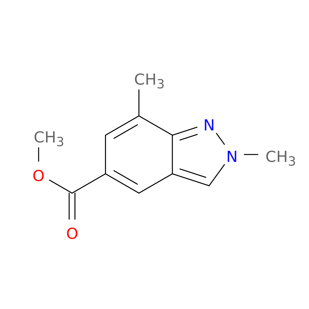 methyl 2,7-dimethyl-2H-indazole-5-carboxylate
