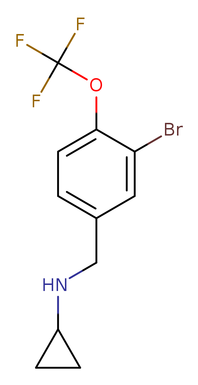 (3-Bromo-4-trifluoromethoxy-benzyl)-cyclopropyl-amine
