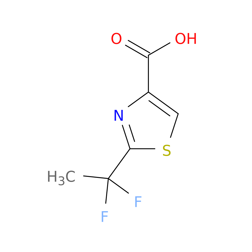 2-(1,1-difluoroethyl)-1,3-thiazole-4-carboxylic acid