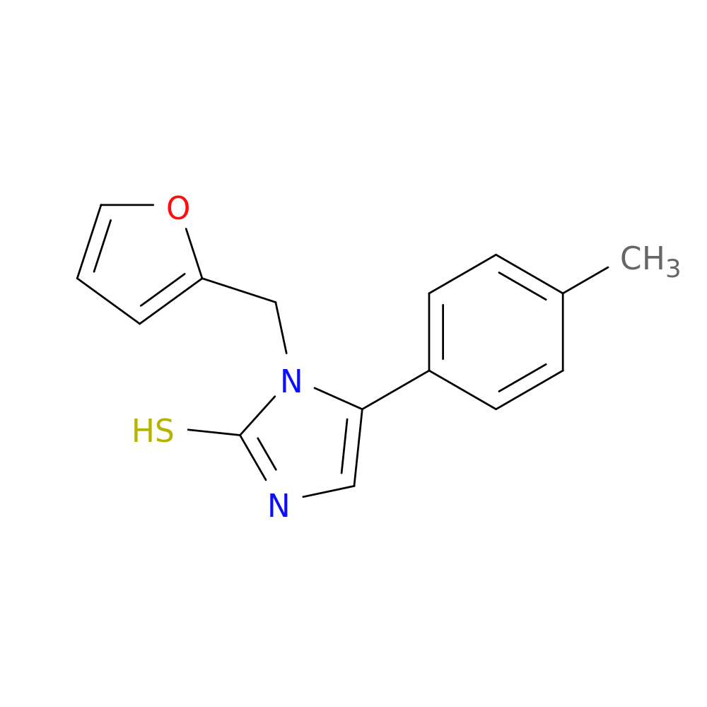 1-(2-Furylmethyl)-5-(4-methylphenyl)-1H-imidazole-2-thiol