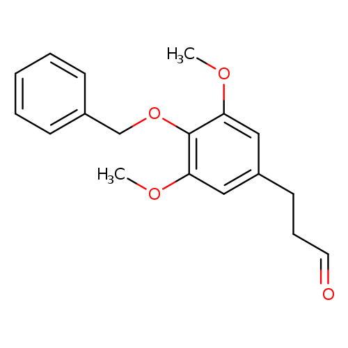3-[4-(benzyloxy)-3,5-dimethoxyphenyl]propanal