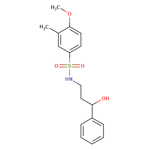 N-(3-hydroxy-3-phenylpropyl)-4-methoxy-3-methylbenzene-1-sulfonamide