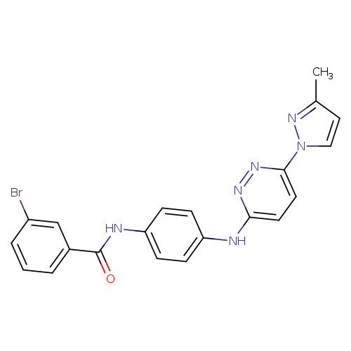 3-bromo-N-(4-{[6-(3-methyl-1H-pyrazol-1-yl)pyridazin-3-yl]amino}phenyl)benzamide