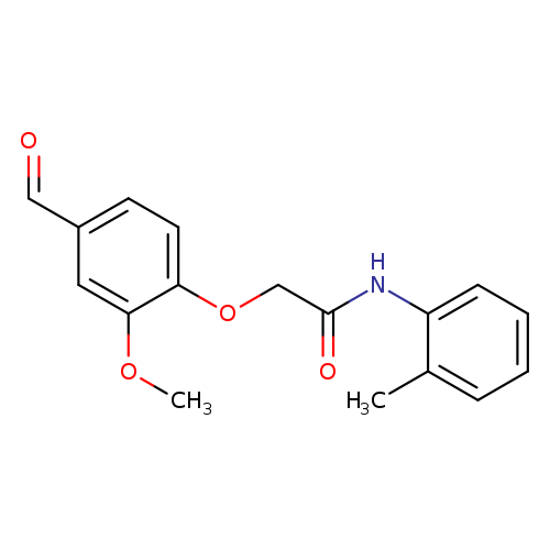 2-(4-formyl-2-methoxyphenoxy)-N-(2-methylphenyl)acetamide