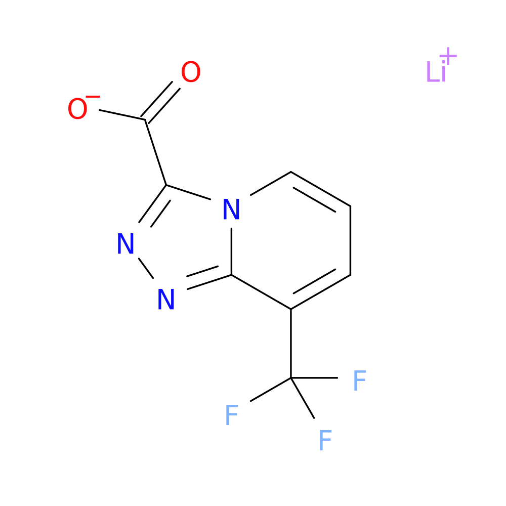 lithium(1+) ion 8-(trifluoromethyl)-[1,2,4]triazolo[4,3-a]pyridine-3-carboxylate